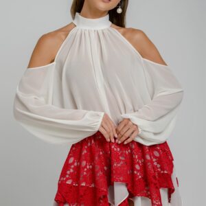 Pontresina Off White Blouse